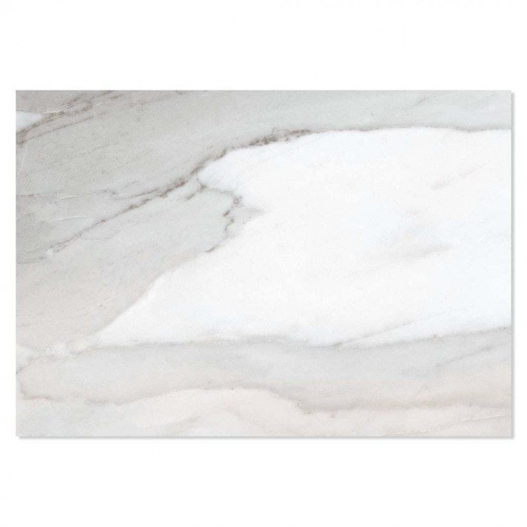 Marmor Klinker Apuan Bianco Hvid Mat-Satin 44x66 cm-1